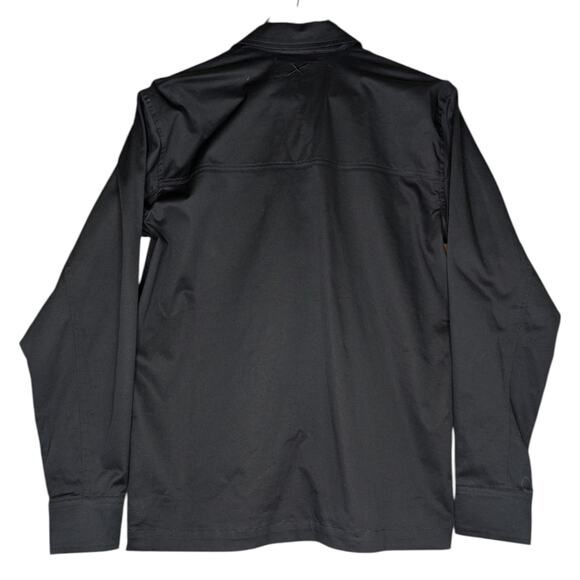 100 Thieves Field Jacket Mens XS Black Military Button Snap Pockets Long Sleeve - Picture 5 of 8